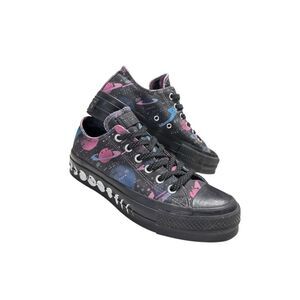 Converse CTAS Platform Galaxy Moon Phase Sneakers Woman’s 9 All Star